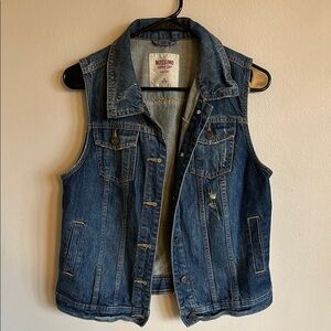 Mossimo Blue Denim Vest